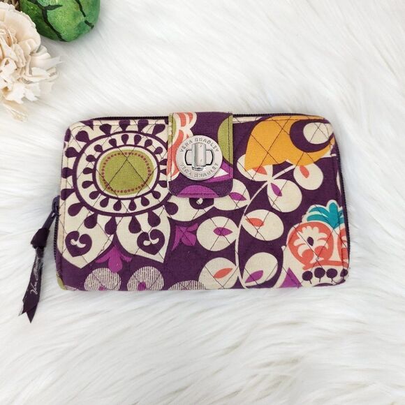 Vera Bradley Turn Lock Wallet Clutch - Picture 4 of 13